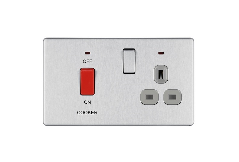 [25BCSc.57] Bg Scr.Less Cooker 45a Socket+Neo BruSteel FBS70G