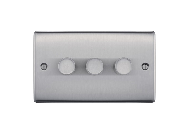 [25BDS.03] Dimmer 3g LED 50w Bg BS Raisd NBS83-01