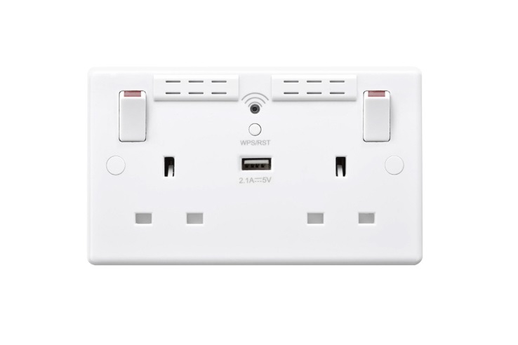 Bg.Curv WiFi 2g Skt Dp+USB Whi 822UWR-01