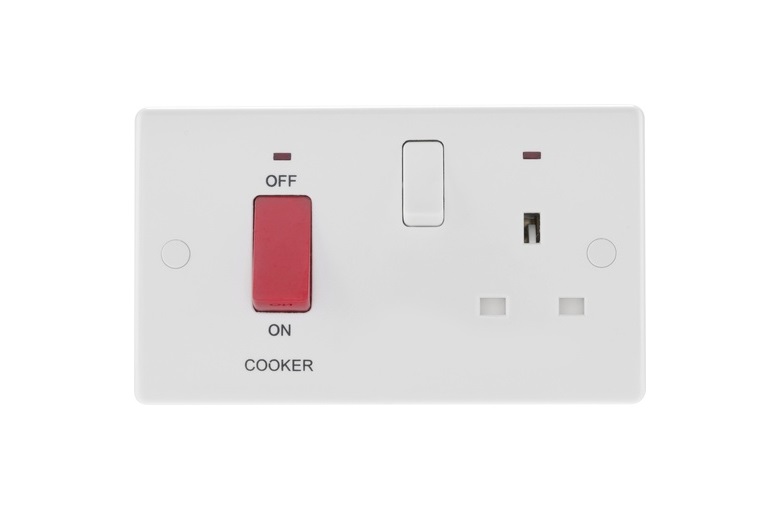 [25A54R870] Bg.Curv Cooker Sw Skt Neo Whi 870-01