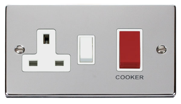 Cooker Sw Skt Neon Deco Ch Wh VPCH205