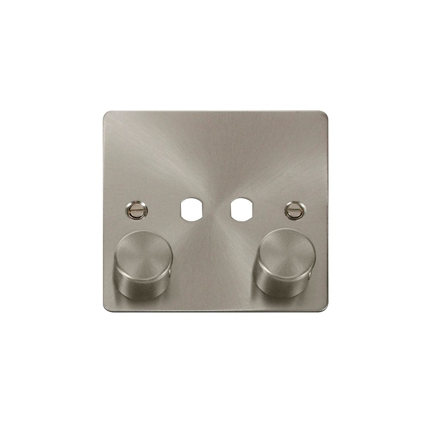 [25CFSB.02] Dimmer 2g Cover Def Sbr FPBS152