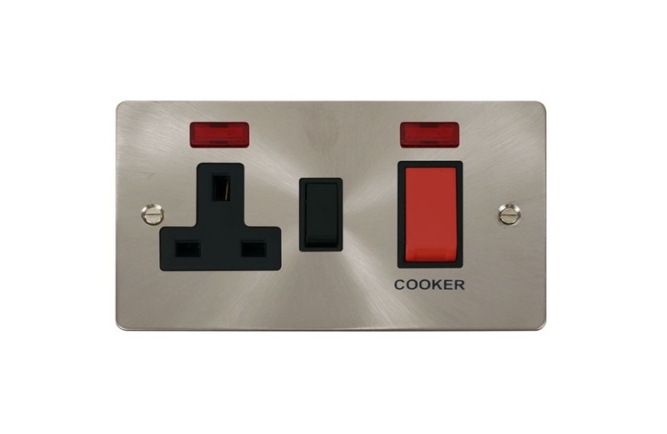 Cooker Sw Skt Neo Def Sbr Bk FPBS205