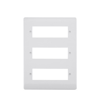 [25CGA.3x6] Mode Grid 18g cover Plate 3York CMA618