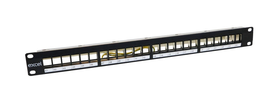 Excel Patch Panel Frame 24w Empty 100-026