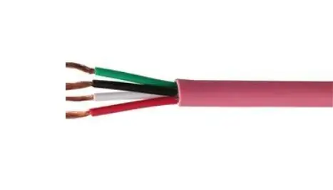 [23BSp4c1.3Pink-100] Speaker Wire 1.3mm2 4c Pink LSF 100m