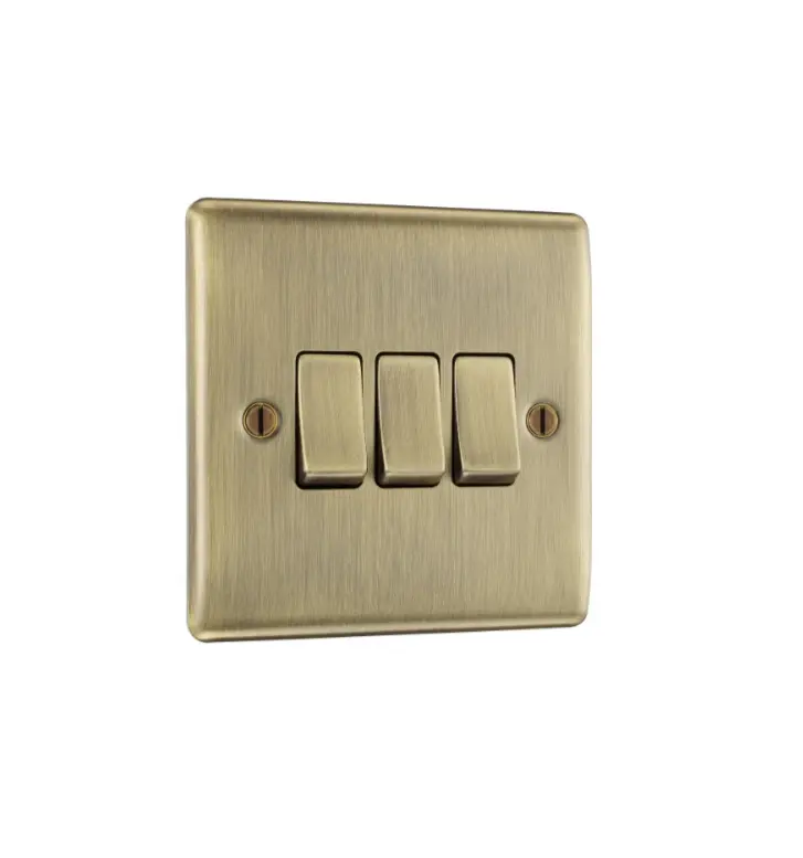 Switch 3g 2w AntBrass Raisd NAB43-01