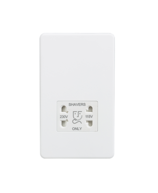 [25MLCMa.3Sh] ML ScrLess Whi.Matt Shaver Skt SF8900MW