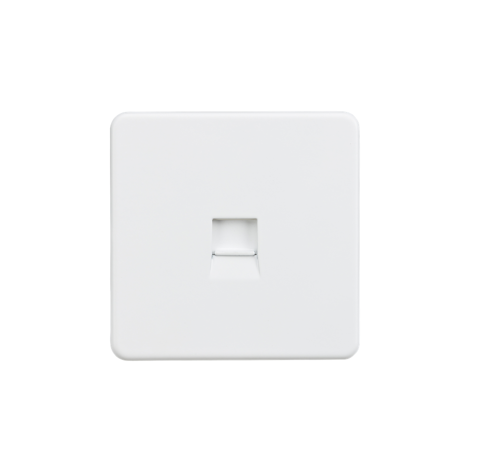 [25MLCMa.BN] ML ScrLess Whi.Matt Tele Slave SF7400MW