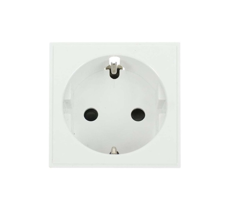 [25MMA KEU] Euro Module Socket 16a Euro Modulepean White***5a module (4 stock)