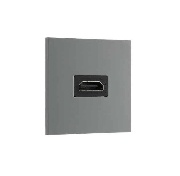 [25MMG.HDM] Euro Module HDMI Grey (Special)