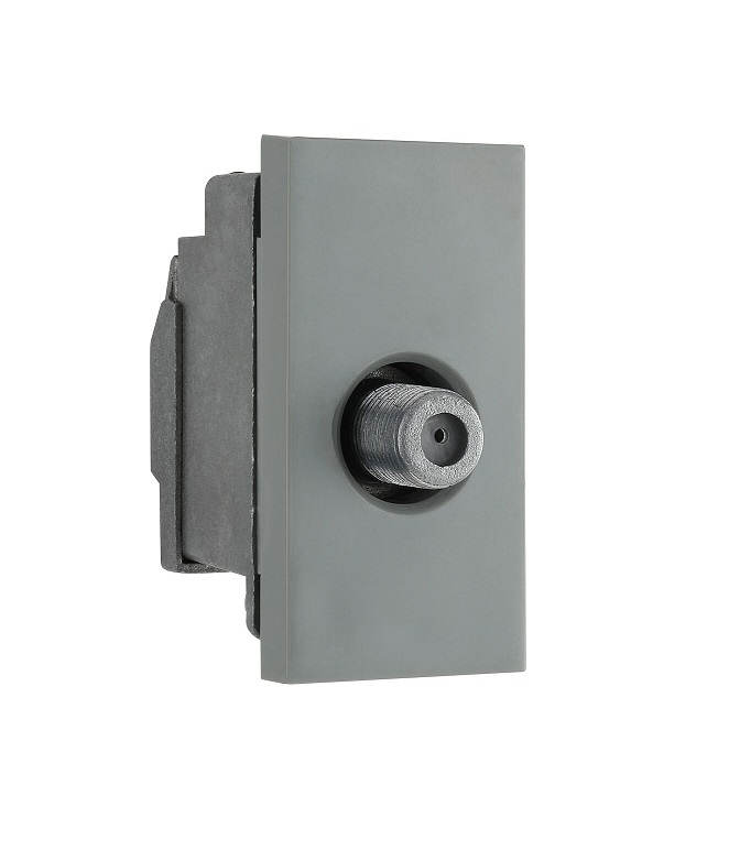 Euro Module Sat Single Grey