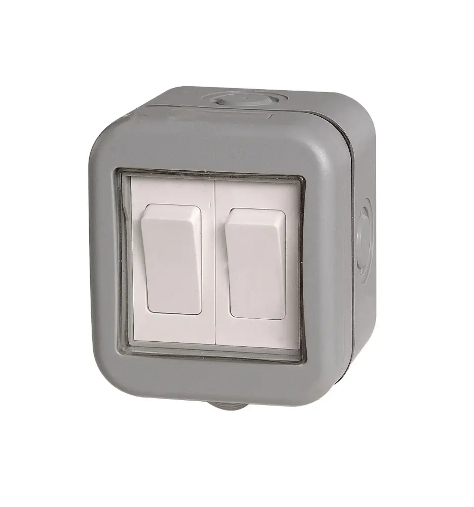 [25WP5.12] Switch 2g IP55 Bg Gy WPB42-01