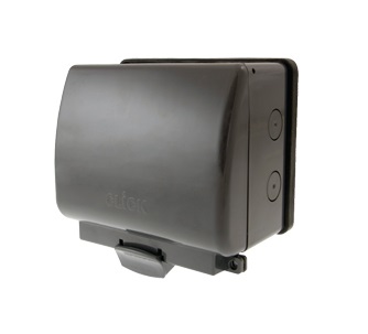 [25WP6.32CLick] Socket 2g IP66 Gry OA036AG