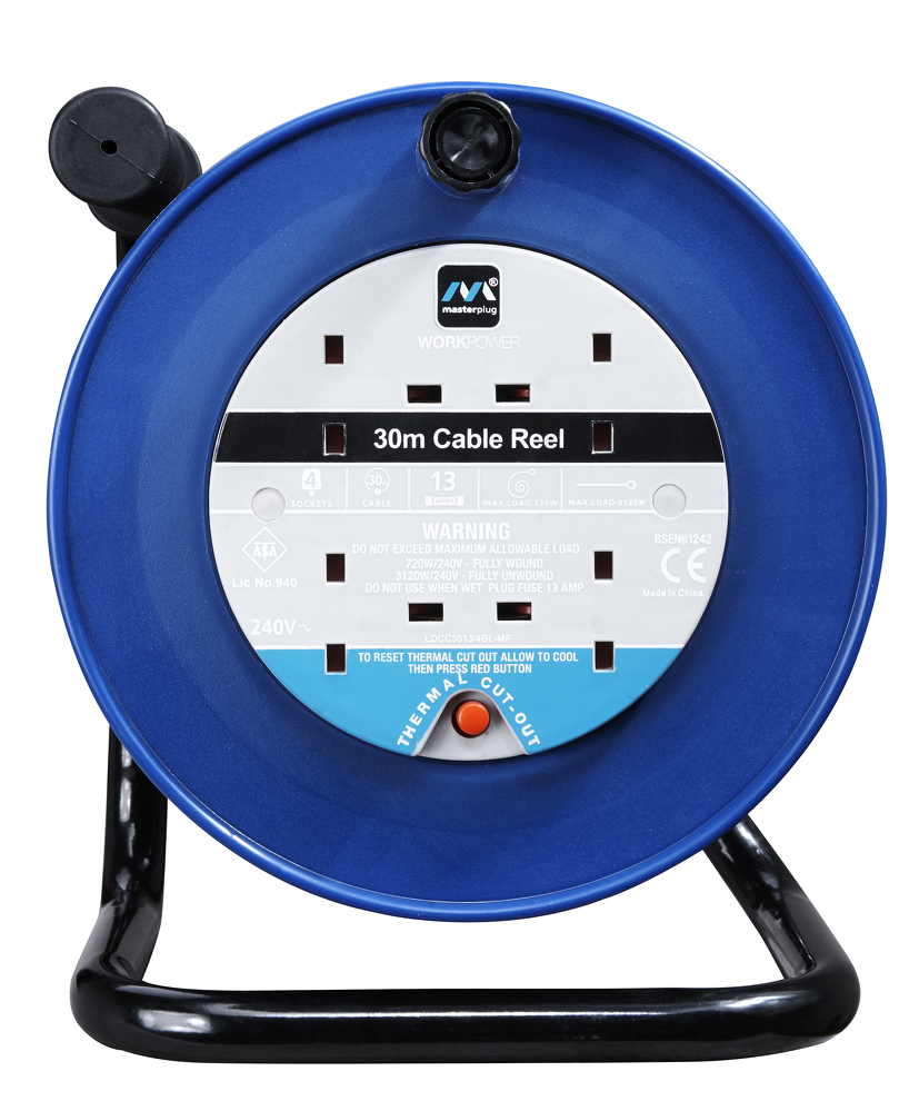 Ext Lead 4g Reel Bg 30m LDCC3013/4BL-MP