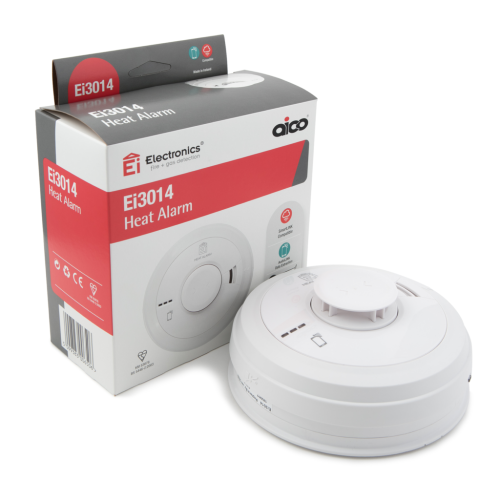 [26SA3014] Heat Det Mains 10yr B/Backup Aico EI3014