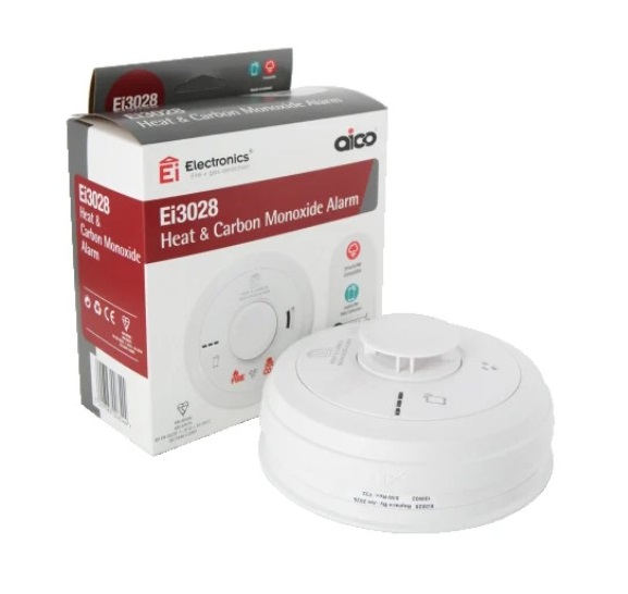 [26SAEi3028] Alarm Dual Heat+CO Detector Ei3028