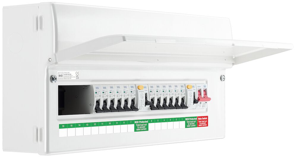 BG Elec Cu 16w 17th DualRcd HiInt Bg 3x6a 1x10a 2x16a 4x32a 1x40a 1x50a CFUDP16616