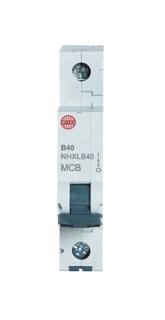 [271BB40◍NHXB40] Wylex MCB 40a B curve 6ka