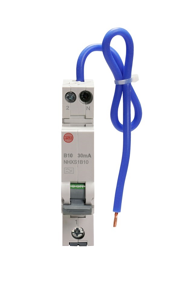 [271EB10◍] Wylex RCBO 10a B curve 6ka◍NHXS1B10