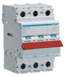 [273HDBINC-3P125] 125a 3p Incomer Hager JK11253S