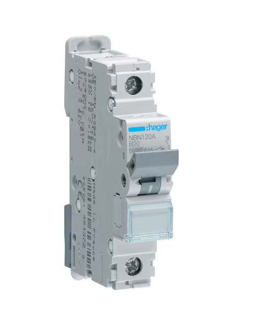 MCB 20A B 10KA 1P NBN120A