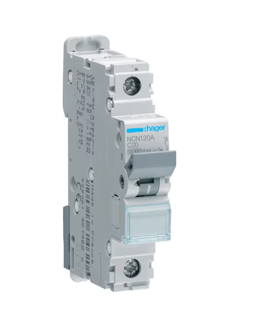 MCB 20A C 10KA 1P NCN120A