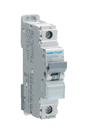 MCB 50A C 10KA 1P NCN150A