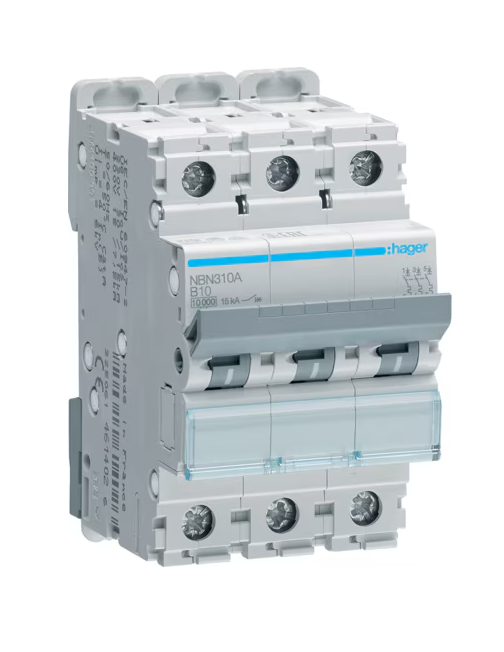 [273HM3B10-10K] MCB 3P 10A B 10KA NBN310A
