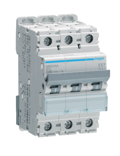[273HM3B16-10K] MCB 3P 16A B 10KA NBN316A