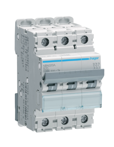 [273HM3B20-10K] MCB 3P 20A B 10KA NBN320A