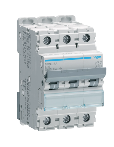 [273HM3C16-10K] MCB 3P 16A C 10KA NCN316A