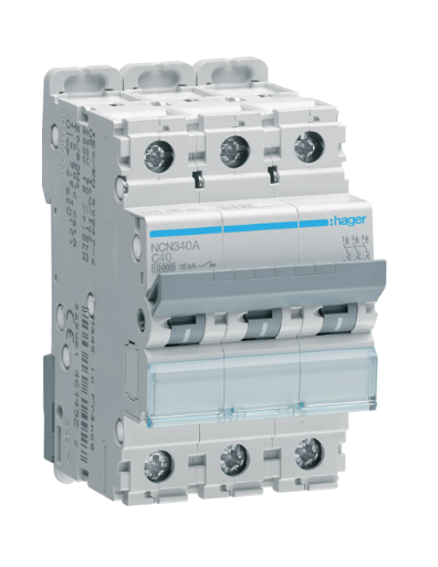 MCB 3P 40A C 10KA NCN340A