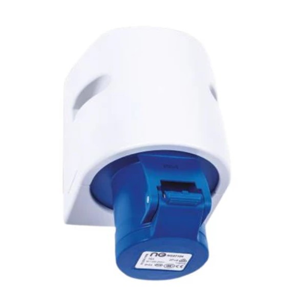 [28PB16KU] Ind Blue 16a 230v Skt Mnt Fem S16324