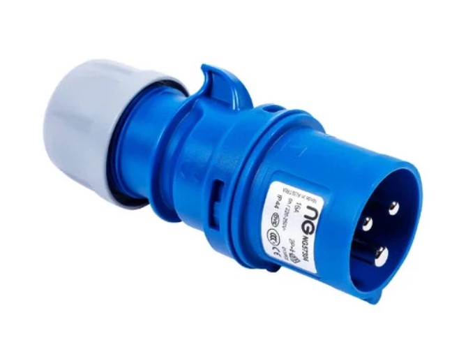 [28PB16M] Ind Blue 16a 230v Male plug PM16/1100FPB /57304