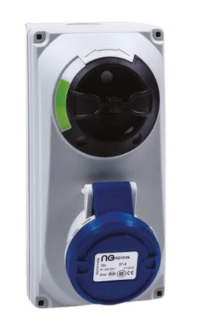 Ind Blue 32a 230v Sw Skt Fem 16116