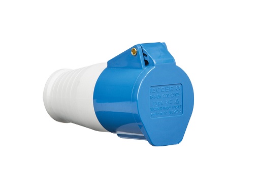 [28PB32N] Ind.230v 32a Blue Skt F.Plug-IN0023 MLA