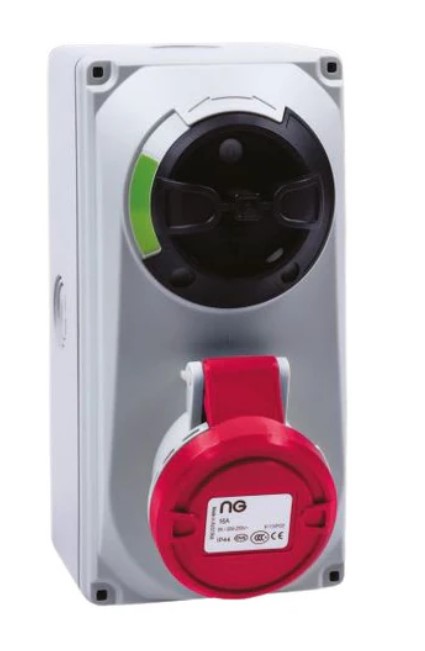 [28PR16K1A1] Ind Red 16a 415v Sw Skt Fem 16109