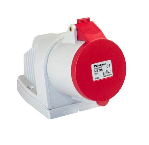 [28PR32KU] Ind Red 32a 415v Skt Mnt Fem 508246