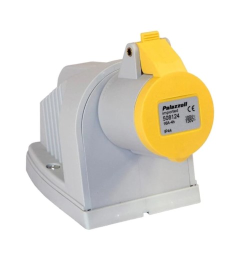 [28PY16KU] Ind Yell 16a 110v Skt Mnt Fem 508124