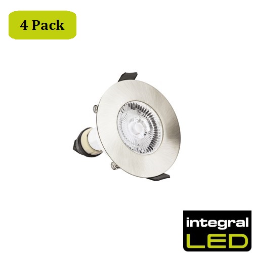 DL IP65 FireRtd Evo Short SN **Pack 4**