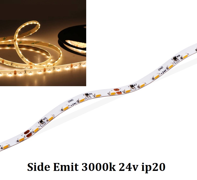 Led Strip Side Emit 3000k 3m 14.4w IP20