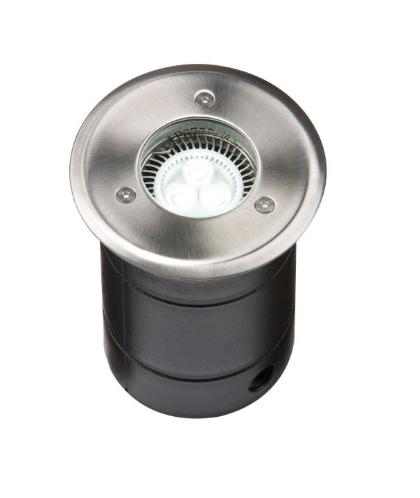 Walk/Drive Over Gu10 Rnd SSteel ML WGULED