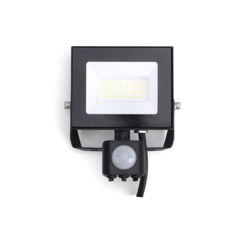 Led 20w Pir CW 40k BLACK 3YR ILFLE039