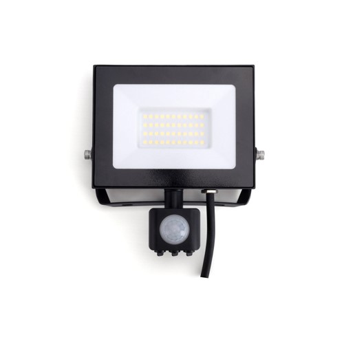 Led 30w Pir  CW 40k BLACK 3Y ILFLE041