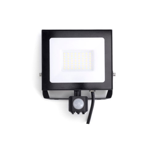 Led 50w Pir CW 40k INT BLACK 3Y ILFLE043