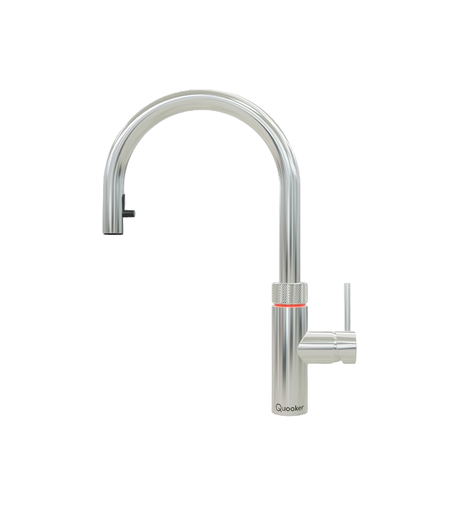 [34Q3.FLEX3.CP] QUOOKER TAP *3IN1* CHROME FLEX PULLOUT- TAP ONLY 