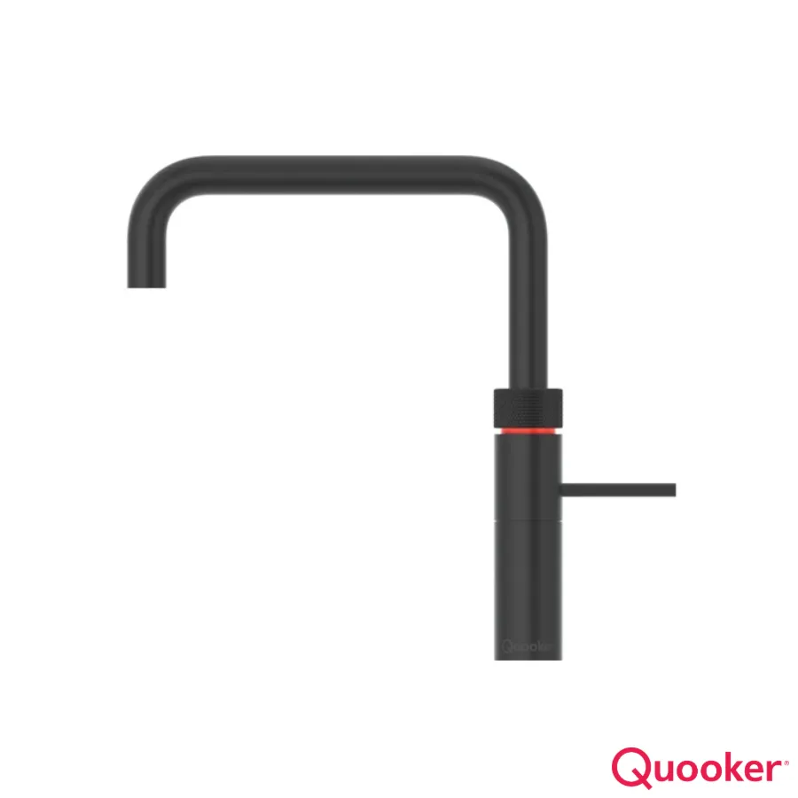 [34Q3FS.BK] Quooker Fusion *3in1* Square Black  -Tap + PRO3-EQ B tank