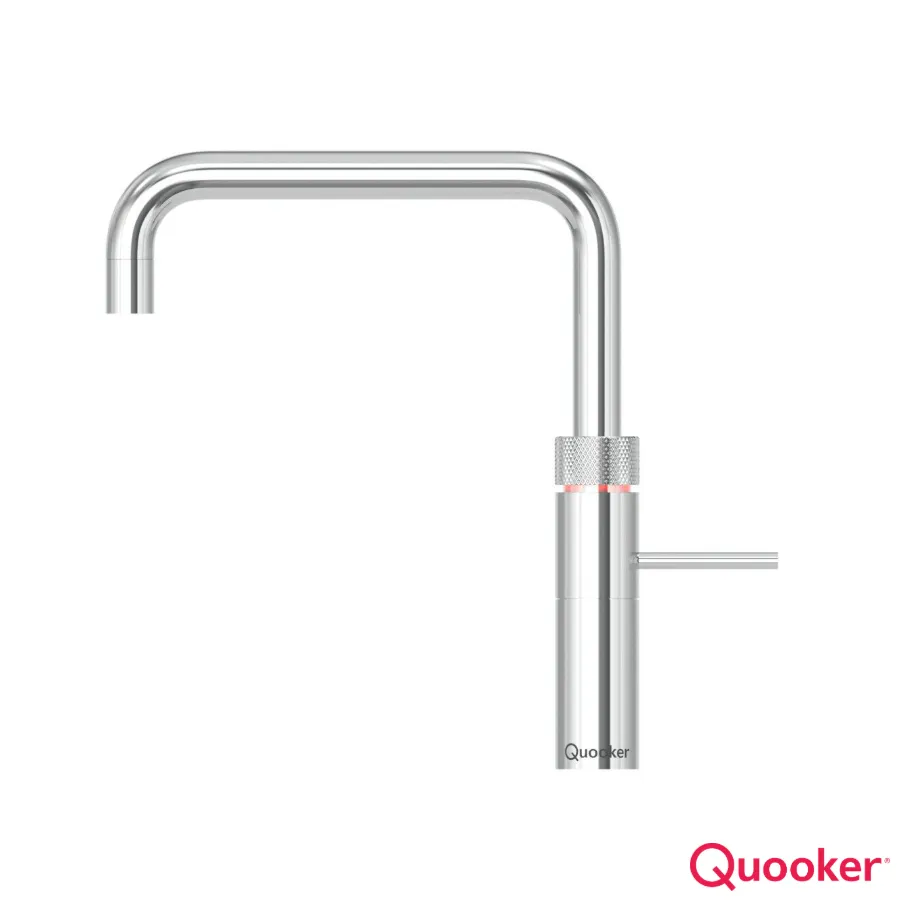[34Q3FS.CP] Quooker Fusion *3in1*Square Chrome  - Tap + PRO3-EQ B tank