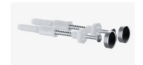[415PanFixScrew.K09905] Pan Fix Screws+caps set in pair